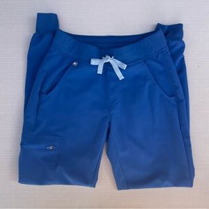 Figs Jogger Scrub Pants Royal Blue Extra Small Regular